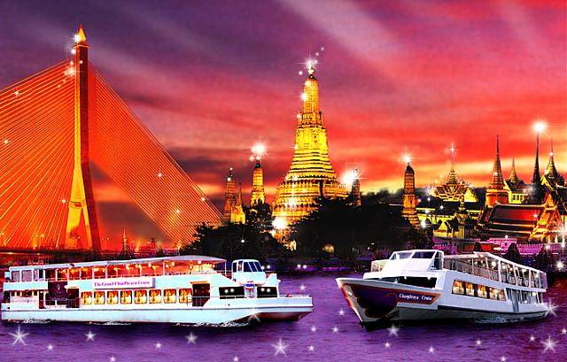 夜風に吹かれて船の旅！夜景にブッフェにダンス、日没後のお楽しみディナーは、五感を全て満たしてくれるクルーズで決まり！