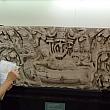タイのロップブリ美術の代表的なもの、龍王の上のブラフマー神の説明。