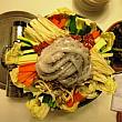 人気の蛸と野菜の鍋（辛さ調整可能）