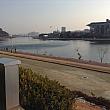 南江の散歩中に撮った風景で　目の前が慶南文化会館