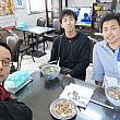 コロナ禍以降初めてのワーキングホリデービザを利用してお越しになった生徒、一緒にお昼で親交を深めました！