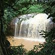 ダラットの有名な滝のひとつ、プレン滝。