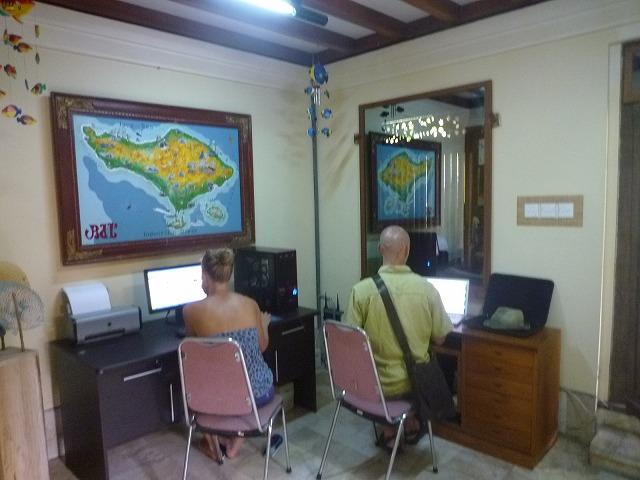 オフィス内にあるビジネス・センター。