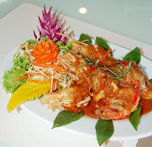 海老のレッドカレーソース
120バーツ