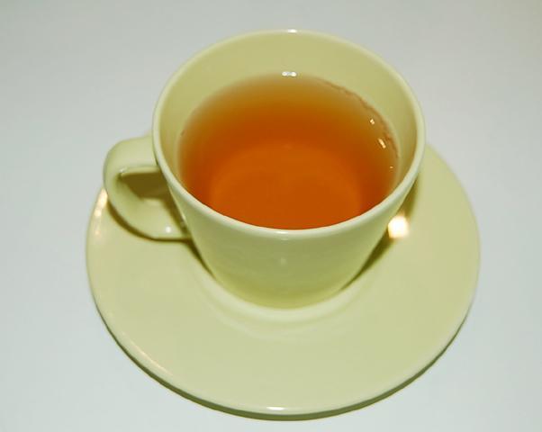 お茶をいただいて終了