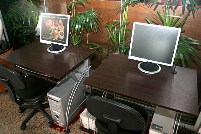 ネットアクセススポットもあります。
