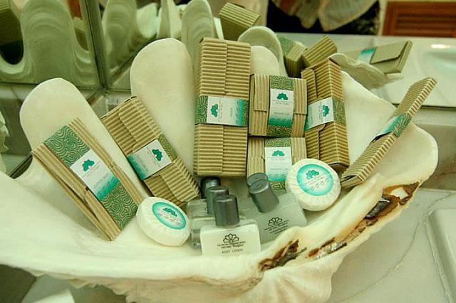 アメニティも充実。 
