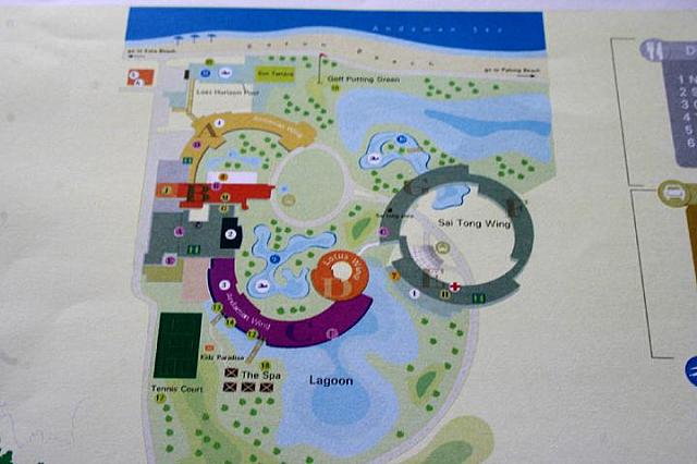 敷地がたいへん広いので、マップでオリエンテーション。