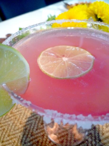 ストロベリーの香りと酸味が絶妙「Strawberry Margarita　200B」