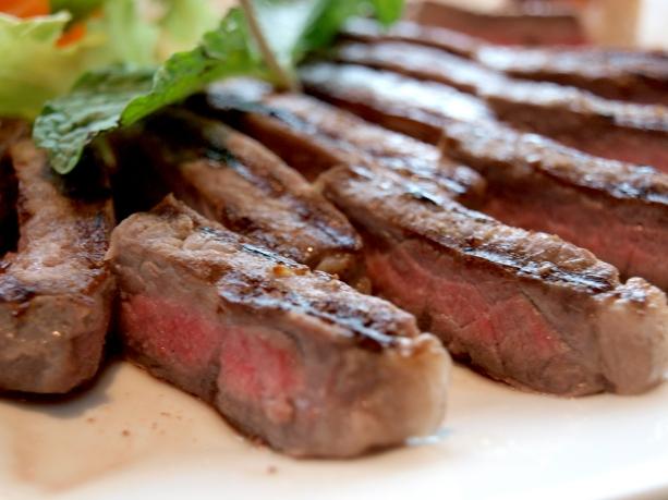 赤身肉がとてもジューシー