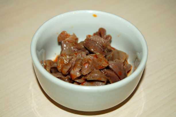 砂肝しょうゆ　ぴり辛でコリコリ食感