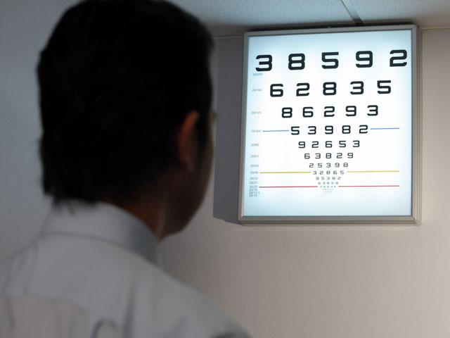 これは通常の視力検査と同じです
