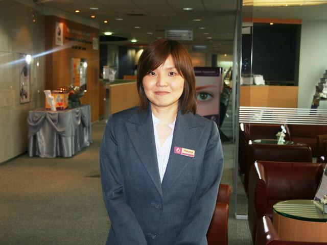 とっても優しいHARUNAさん　レーシック知識も豊富です