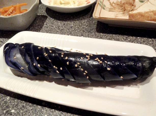 「ナスの1本漬け」
