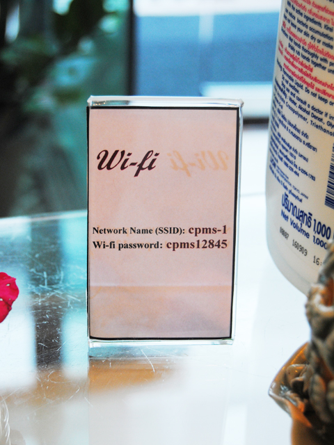 WiFiが無料で使えます