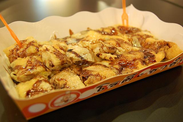 実際に目の前で焼いてもらうロティというお菓子