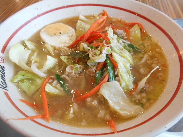 味噌ラーメンは99バーツ