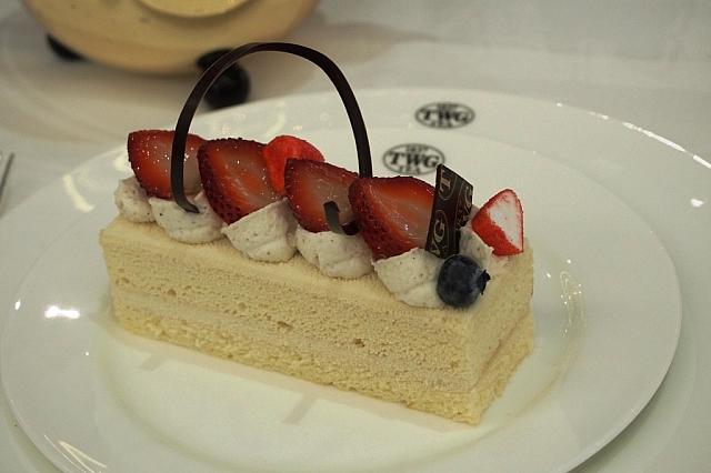 イチゴのショートケーキ。