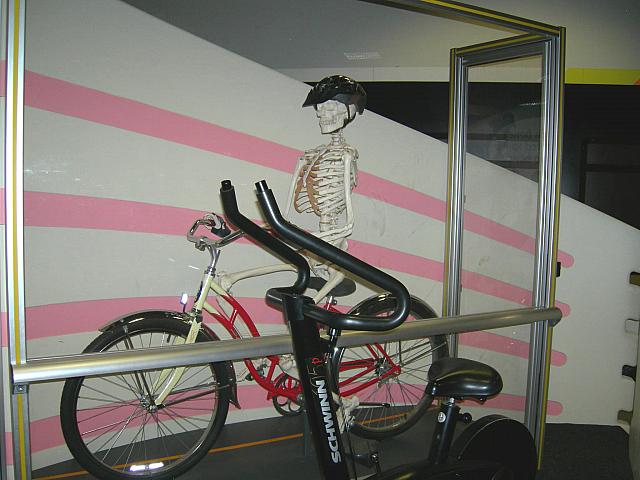 自転車と体の動きについて