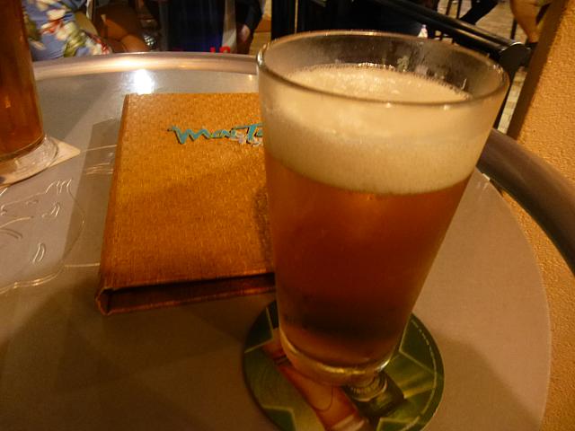 ビールも飲めます