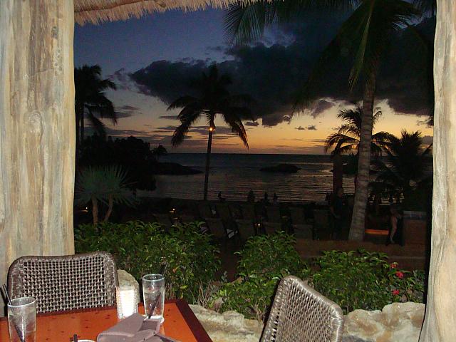 あっという間に夕闇迫る景色