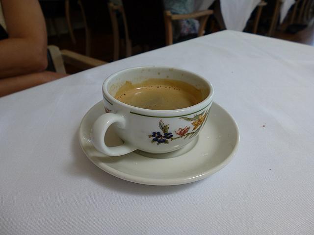 ちっちゃなカップのエスプレッソ