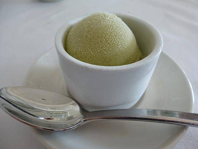 ゆずのシャーベット