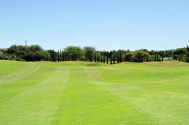 フェアウェイには結構アンジュレーションがあります