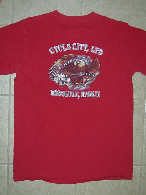 ホノルルのハーレーＴシャツ