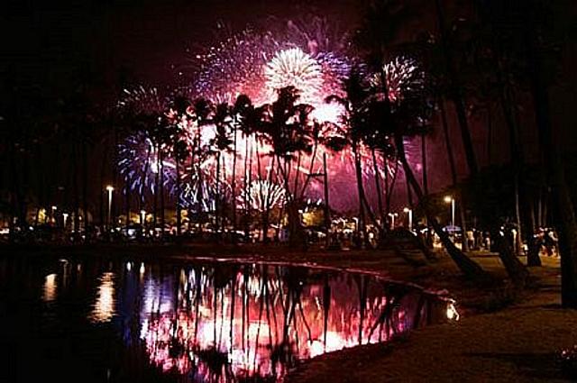 July 4thの花火