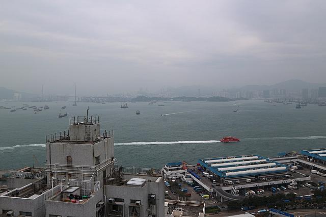 プールから見える景色