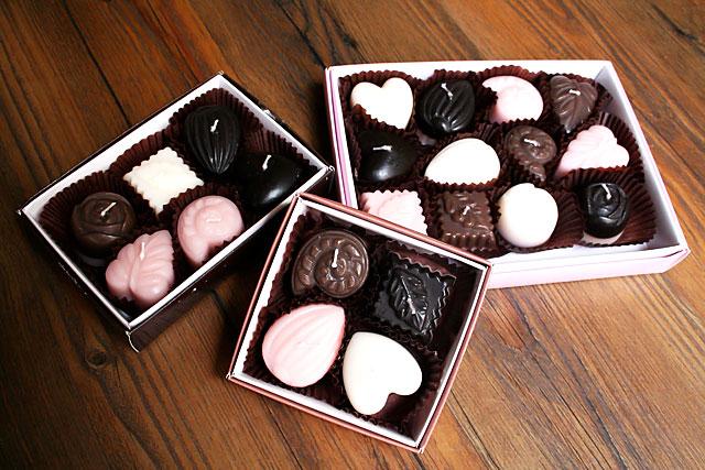 まるでチョコレートのギフトセットのよう。バレンタインデーや女性へのプレゼントにいいですね。 4個入りHK$39、6個入りHK$59 
