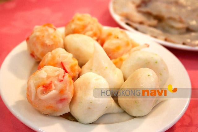 魚や肉のすり身団子　HK$28