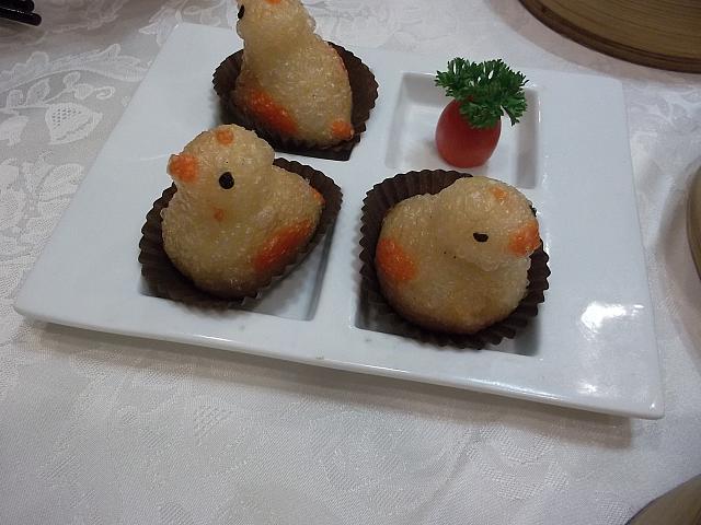 ひよこ：ポテトと野菜の点心