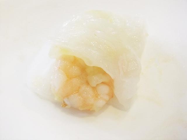 なかなか大きなエビが入っています