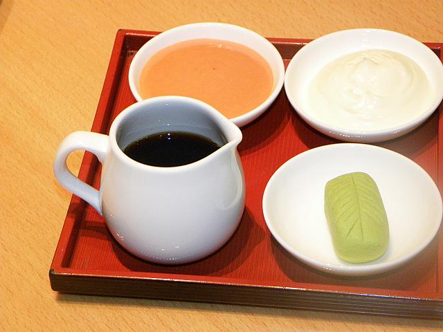 しょうゆなど3つの味で