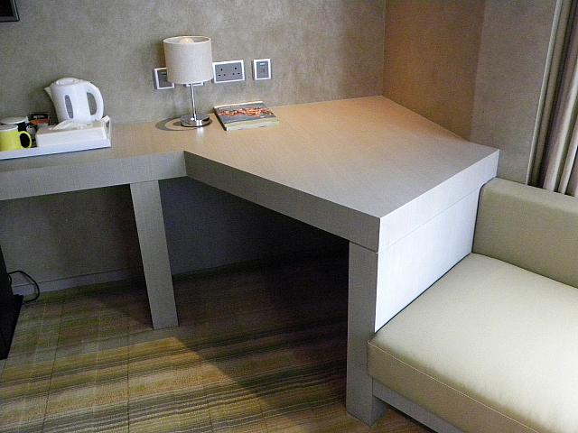 机は非常にシンプル