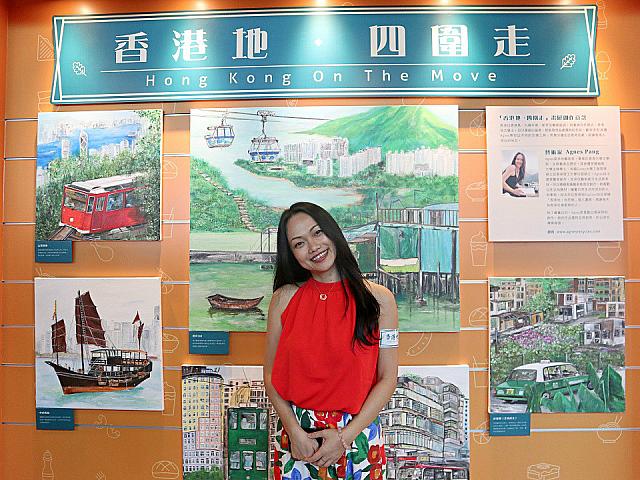 こちらがAnges Pangさん。なんと日本語も話すことができる、勉強・芸術・多くの知識に長けた素晴らしい方です。