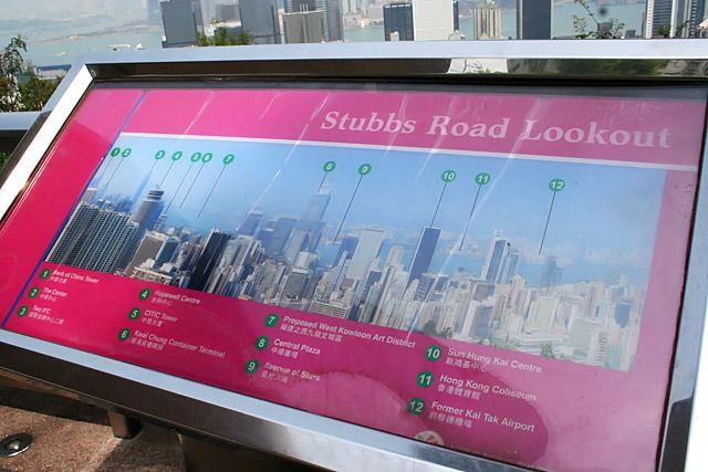 ここから見える主要な建物の名前は、ちゃんとボードに記されていました。天候しだいで見えないものもありますが、名前は知っているけど見たことはないという建物をこんな形で眺めるのもなかなかいいものですよね。