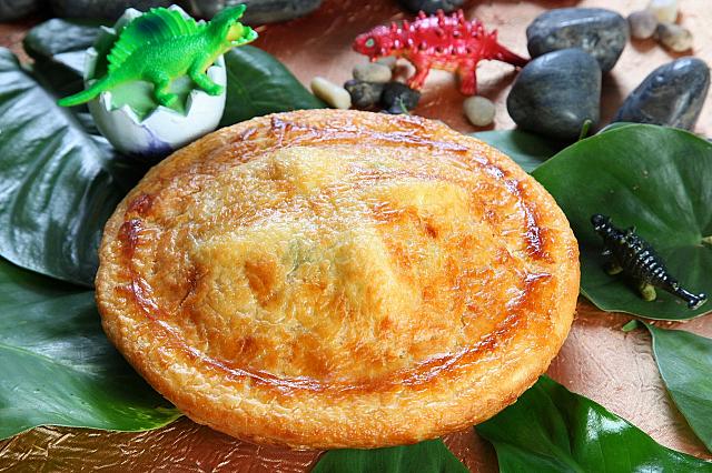 神秘恐龍蛋（チキンと卵のベイクド・スパゲティ）HK$78