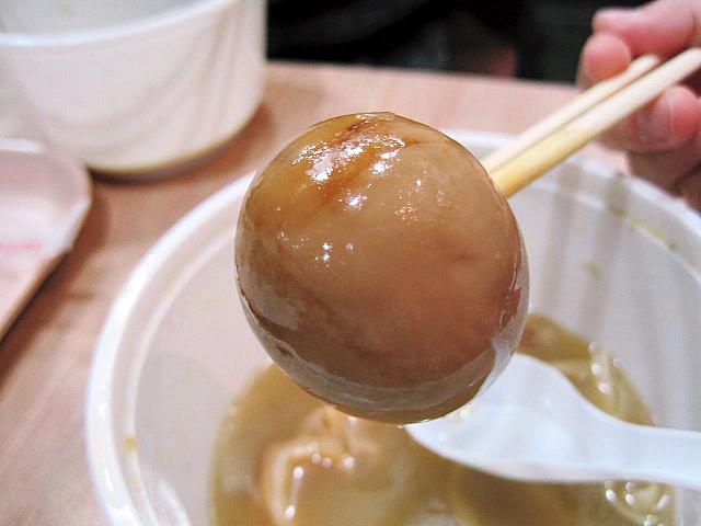 煮つけ卵、良い色です