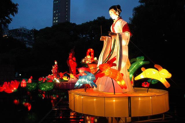 中秋節のランタン祭り