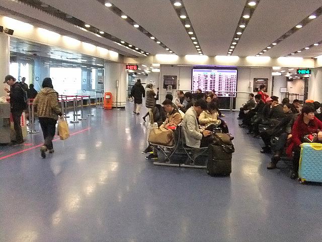ベンチで一休み