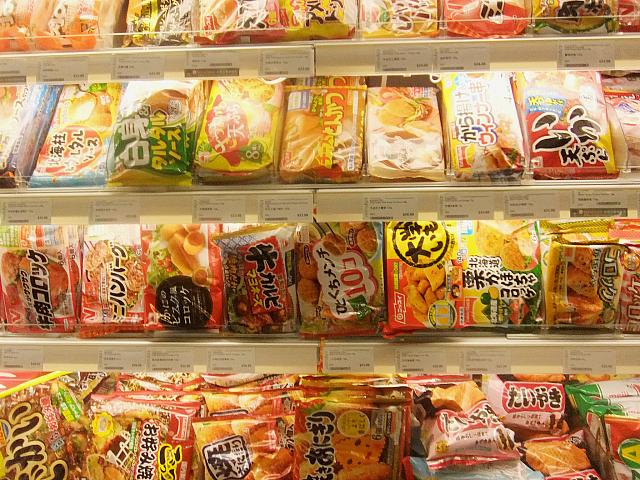 冷凍食品もこの通り