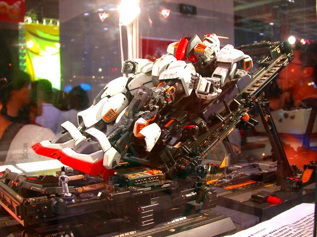 アニメのエキスポでのジオラマ