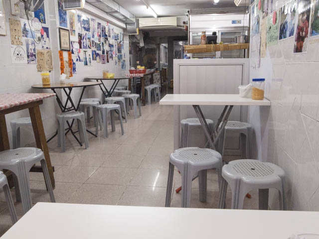 「車站豆腐花」店舗内。
