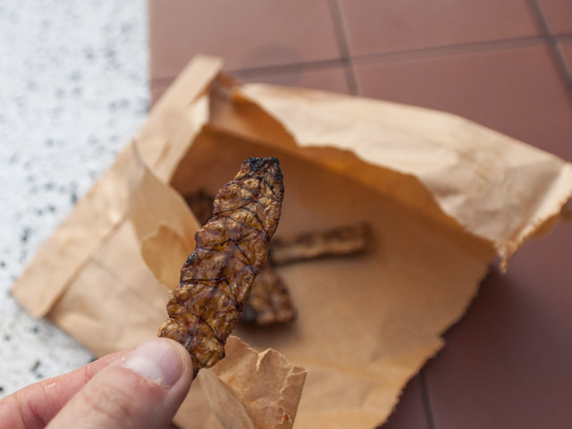 醤油が効いた味付は、おつまみに最高!