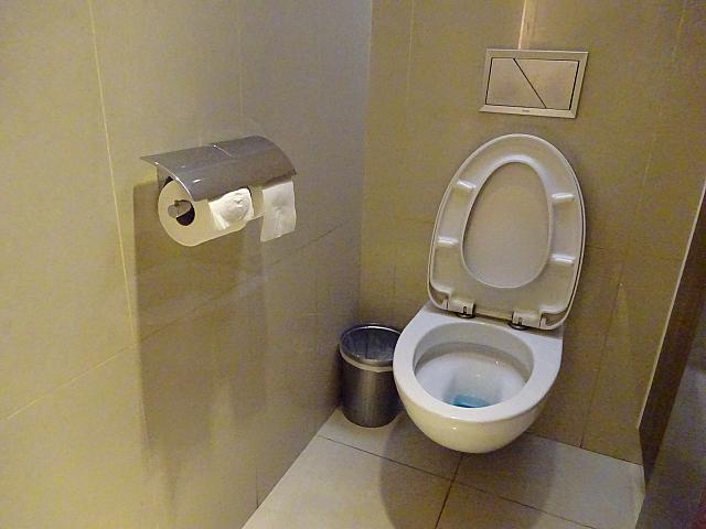 トイレ自体はシンプルですが、いたって清潔。