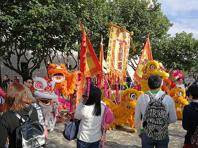 おまけに今年はライオンのかぶりものを多数展示。