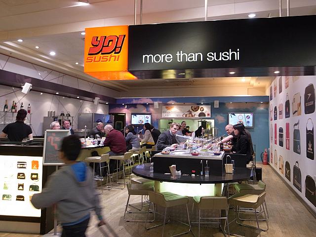 日本に帰る前に「Yo!SUSHI」？？